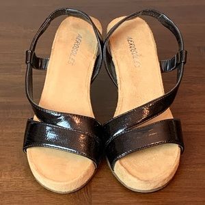 Aerosoles Wedge High Heel Sandal 6M New